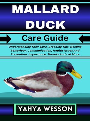 cover image of MALLARD DUCK Care Guide